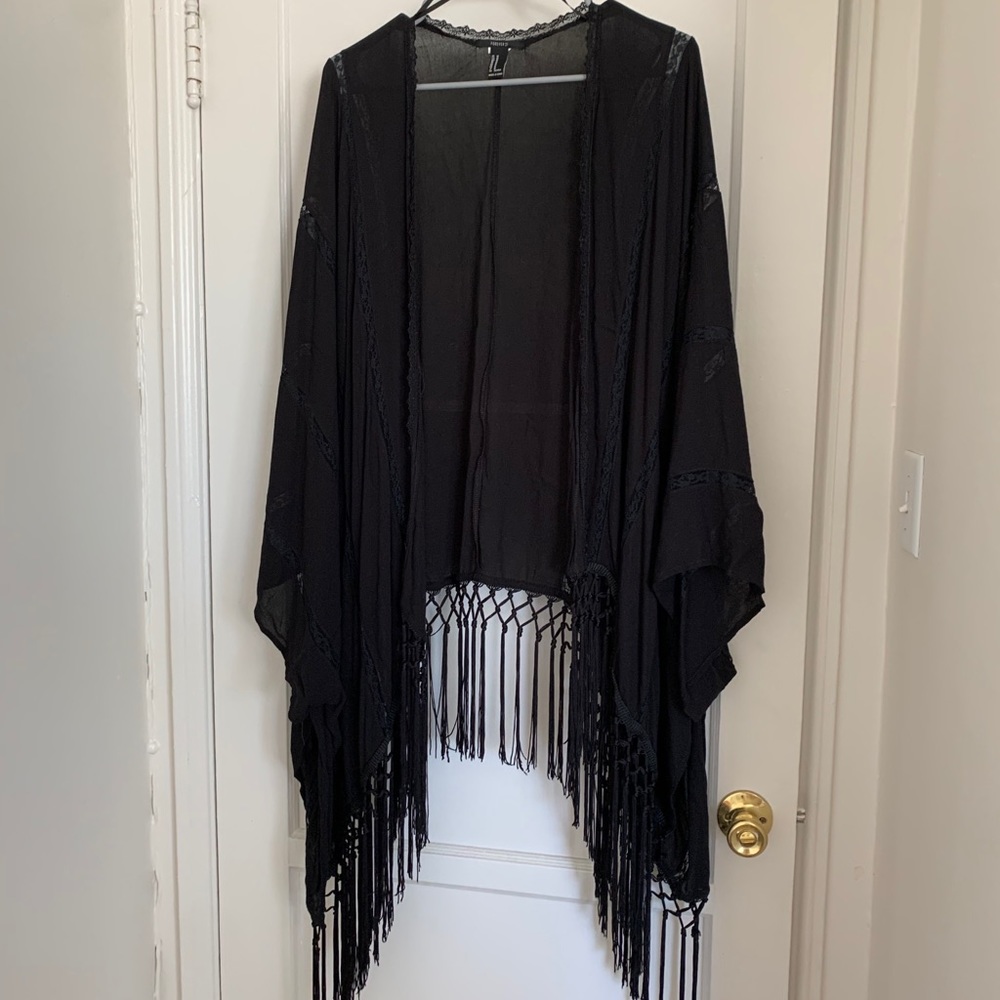 Fringe cover up.
